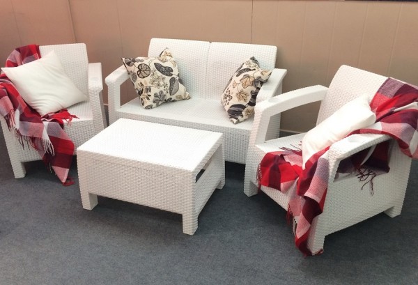 Комплект Yalta Terrace Set белый купить в Можайске