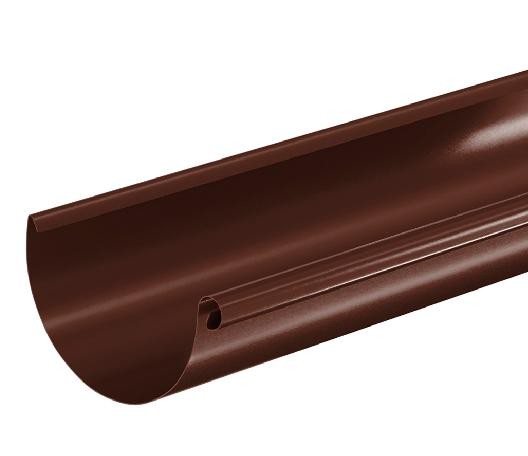 Водосток Aquasistem, система 150/100 - Водосточный желоб 3.00м RAL 8017 Коричневый купить в Можайске