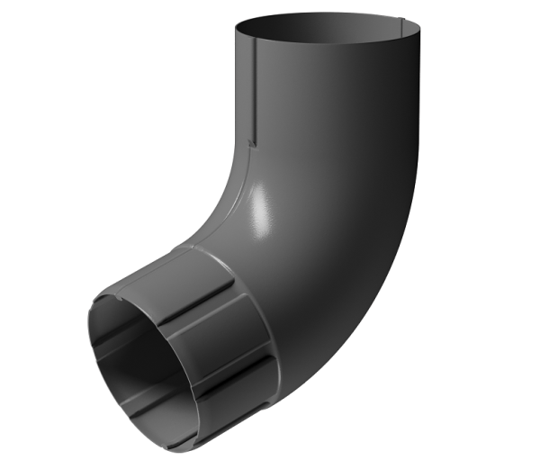 Колено 72° D90 Döcke STAL PREMIUM Графит, (RAL 7024) купить в Можайске