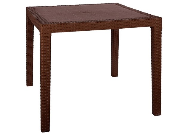 Стол квадратный FIJI Quatro Table Коричневый купить в Можайске