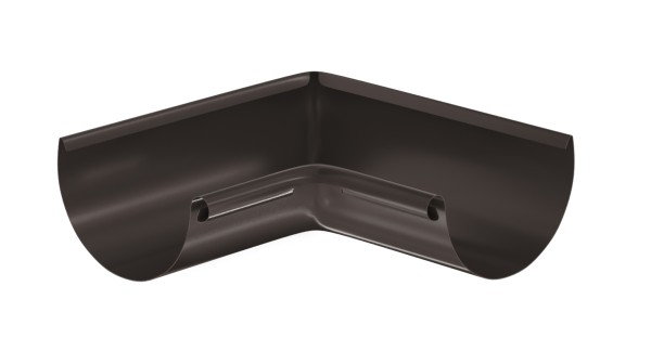Водосток Aquasistem, система 125x90 - Угол желоба, внутренний 90° RR 32 Тёмно-Коричневый купить в Можайске