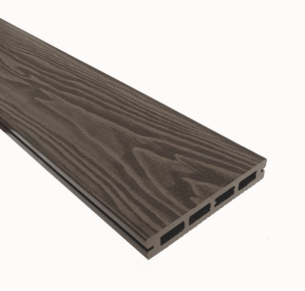 Террасная доска из ДПК Terrapol Смарт 3D Пустотелая с пазом Тик Киото купить в Можайске