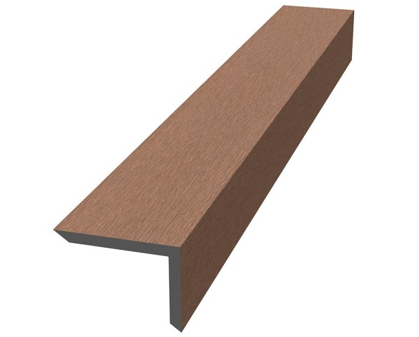 Уголок ДПК для террасной доски NauticPrime, 60x40x2900мм Кедр купить в Можайске