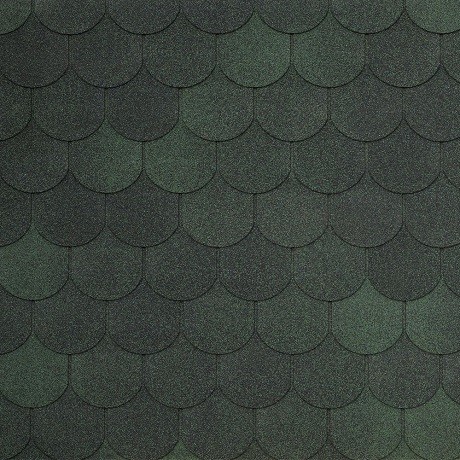 Гибкая черепица Tegola ASSISI verde 473 купить в Можайске