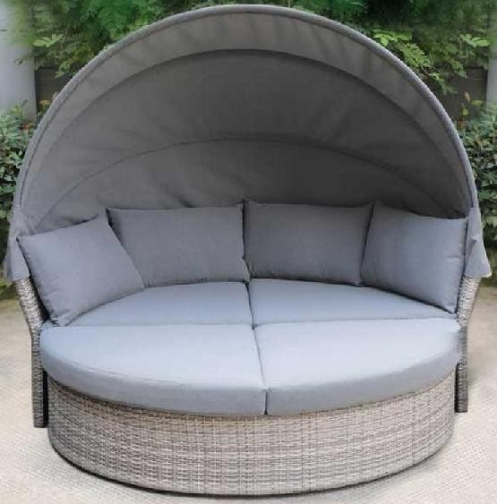 Диван-Трансформер AFINA плетеный из иск. ротанга AFM-325G Grey купить в Можайске