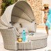 Диван-Трансформер AFINA плетеный из иск. ротанга AFM-325 Beige купить в Можайске
