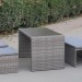 Диван-Трансформер AFINA плетеный из иск. ротанга S330G-W78 Grey купить в Можайске
