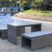 Диван-Трансформер AFINA плетеный из иск. ротанга S330G-W78 Grey купить в Можайске