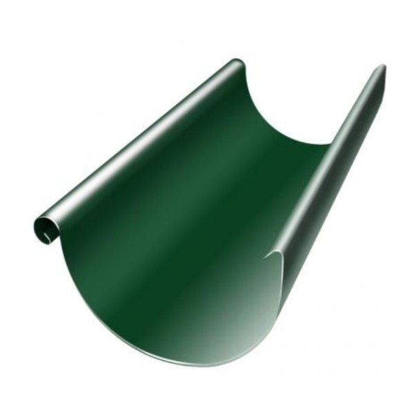 Водосток Grand Line 125x90 – Желоб 3м RAL 6005 купить в Можайске