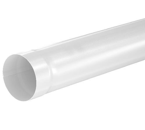 Водосток Aquasistem, система 150x100 - Труба водосточная 3.00м RR 20 Мраморно-белый купить в Можайске