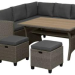 Комплект мебели AFINA плетеной из иск. ротанга AFM-307G-Grey купить в Можайске