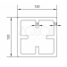 Столб SEQUOIA Evolution 3D WOOD GRAY купить в Можайске