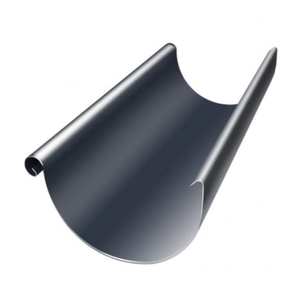 Водосток Grand Line 150x100 – Полукруглый желоб 3 метра RAL 7024 купить в Можайске