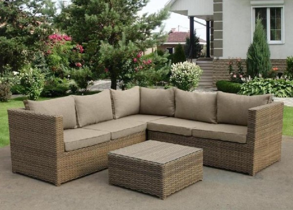 Комплект мебели AFINA плетеной из иск. ротанга YR825B Beige купить в Можайске