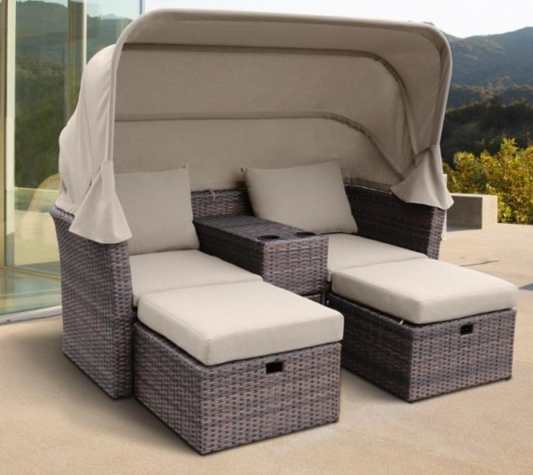 Комплект мебели AFINA плетеной из иск. ротанга AFM-330B Brown купить в Можайске