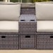Комплект мебели AFINA плетеной из иск. ротанга AFM-330B Brown купить в Можайске