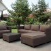 Комплект мебели AFINA плетеной из иск. ротанга YR821A Brown/Beige купить в Можайске