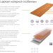 Фибросайдинг DECOVER 3600 x 190 x 8 мм Caramel купить в Можайске