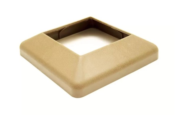 Крышка нижняя ПВХ для столба Deckart 100х100 Орех купить в Можайске