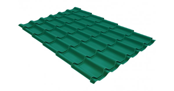 Металлочерепица классик 0,5 Satin RAL 5021 купить в Можайске