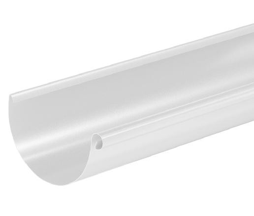 Водосток Aquasistem, система 125x90 - Водосточный желоб 3.00м RAL 9003 Белый купить в Можайске