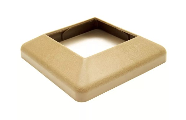 Крышка нижняя ПВХ для столба Deckart 125х125 Орех купить в Можайске