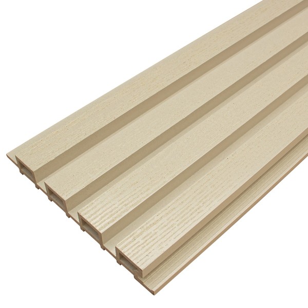 Фасадная доска из ДПК Faynag Wood Рейка Слоновая кость купить в Можайске