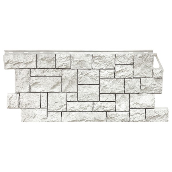 Фасадная панель FineBer, Камень Дикий, Жемчужный купить в Можайске