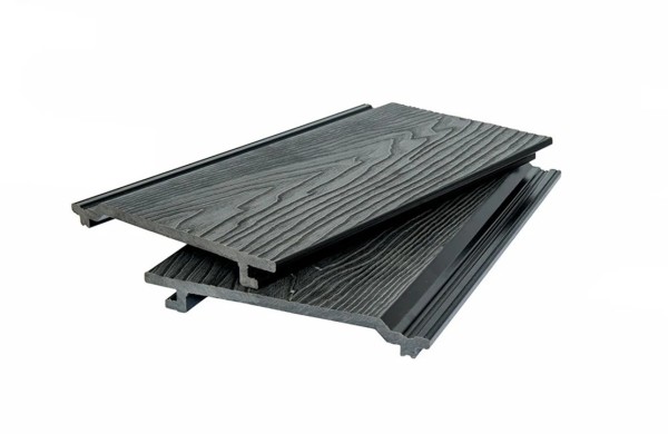 Фасадная доска 3D WOOD BRUSHING, чёрный купить в Можайске