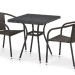 Комплект плетеной мебели AFINA из иск. ротанга T282BNT/Y137C-W53 Brown 2Pcs купить в Можайске
