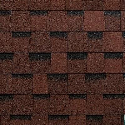 Двухслойная ламинированная черепица Shinglas, серия Фазенда – Красный купить в Можайске