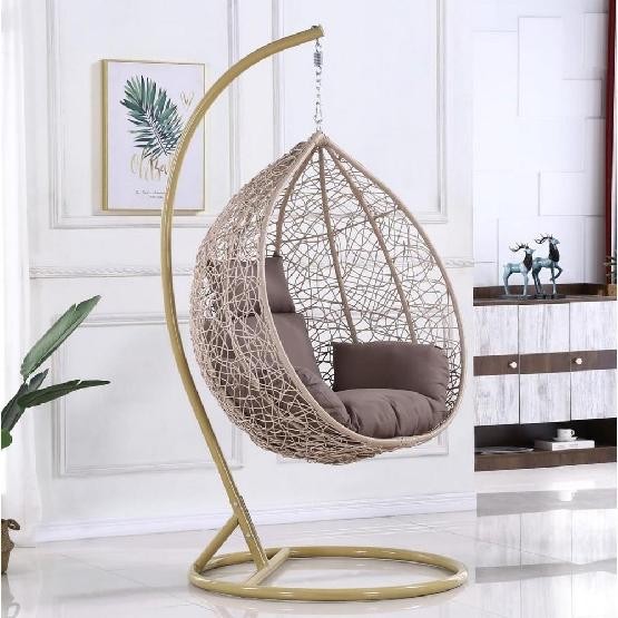 Кресло Подвесное из искусственного ротанга AFM-169A-LB Beige купить в Можайске