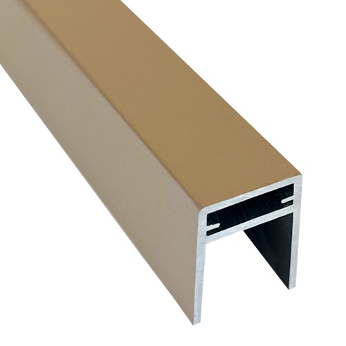 П-профиль Алюминиевый EasyDecking 35x25 Дуб купить в Можайске