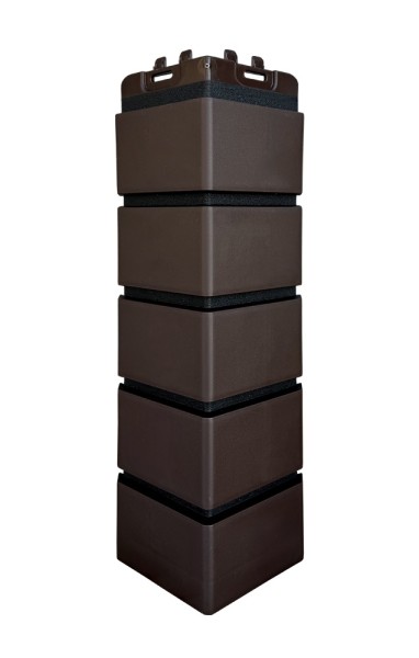 Угол Grand Line клинкерный кирпич ПРЕМИУМ Шоколадный (шов RAL 9005) купить в Можайске