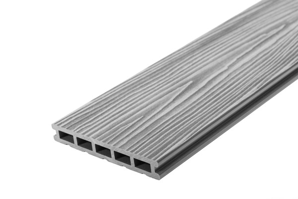 Террасная доска из ДПК RusDecking Unodeck Mogano - Серый купить в Можайске