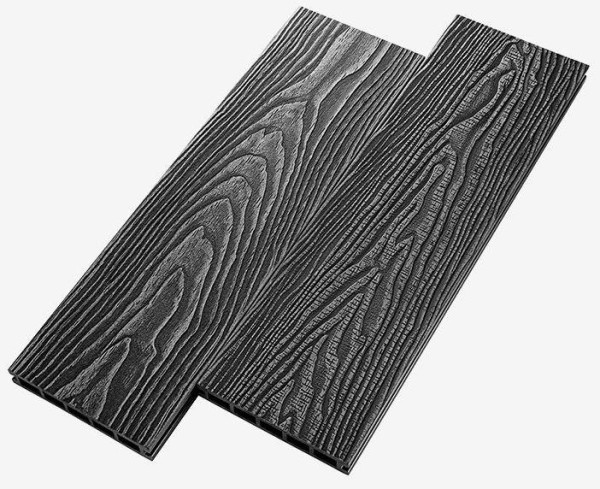 Террасная доска из ДПК RusDecking Unodeck Vintage - Графит купить в Можайске
