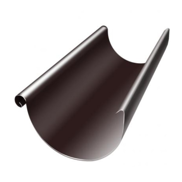 Водосток Grand Line 125x90 – Желоб 3м RAL 8017 купить в Можайске
