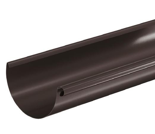 Водосток Aquasistem, система 125x90 - Водосточный желоб 3.00м RR 32 Тёмно Коричневый купить в Можайске