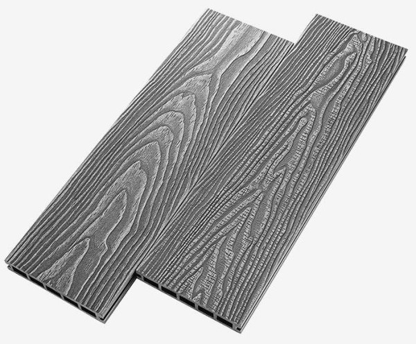 Террасная доска из ДПК RusDecking Unodeck Vintage - Серый купить в Можайске